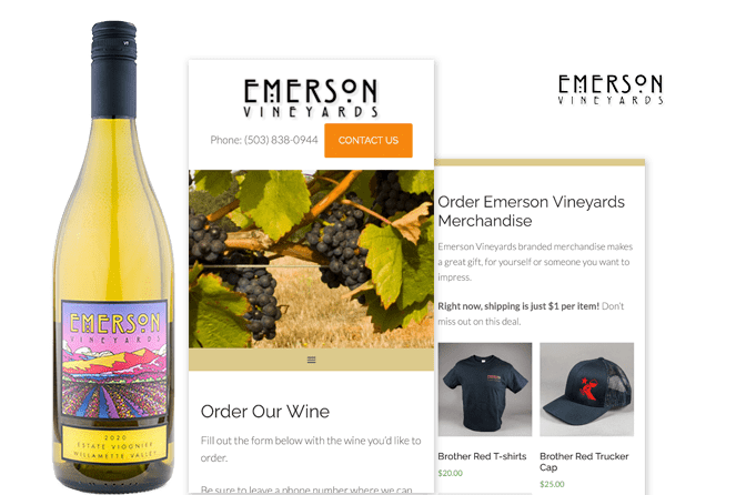 Emerson Vineyards Testimonial